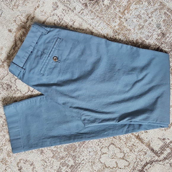 J.Crew Slimfit Flex Khaki Blue/Gray Men's Chino Pants 29x32 - Picture 5 of 5